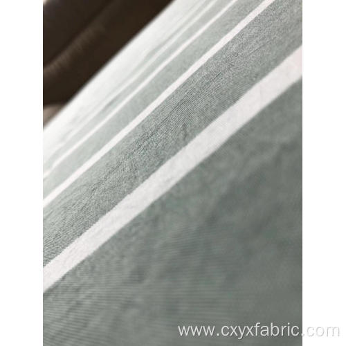 stripe yarn dyed fabric polyester for home textile